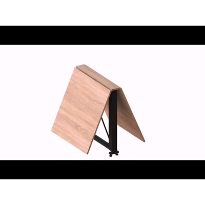 Стол-книга трансформер Орион 2 Ferrum-decor 750x1520x730 Белый металл ДСП Дуб Сонома 16 мм (FRD-104593) Стол-книга трансформер Орион 2 Ferrum-decor 750x1520x730 Белый металл ДСП Дуб Сонома 16 мм (FRD-104593)