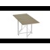 Стіл-книга трансформер Оріон 2 Ferrum-decor 750x1520x730 Білий метал ДСП Дуб Сонома 16 мм (FRD-104593) - фото 8