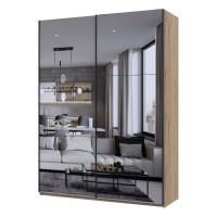 Шкаф купе Doros G-Caiser Дуб Эвок 2 Зеркала / 3 части 180х60х240 (DRS-011575)