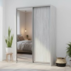 Шкаф купе Doros Сити Лайт Сосна Натти 1 ДСП / 1 зеркало 150х45х225 (DRS-011962)