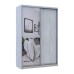 Шкаф купе Doros Сити Лайт Сосна Натти 1 ДСП / 1 зеркало 150х45х225 (DRS-011962) - фото 6