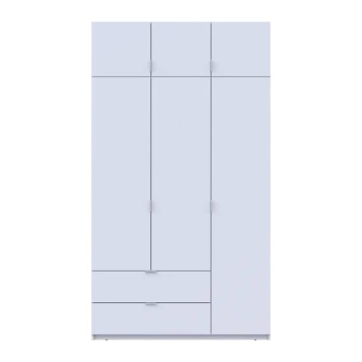 Шкаф распашной с антресолью Doros Лукас 135х50х240 см Белый (DRS-011652)