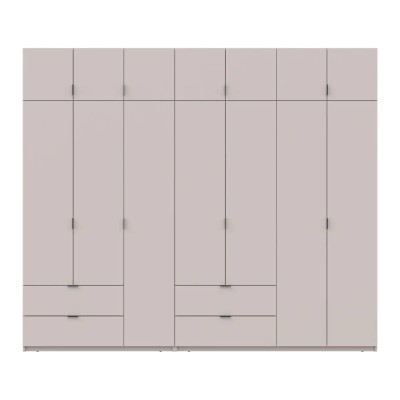 Комплект шаф для одягу Doros Лукас (2 шт.) 280х50х240 см Кашемір (DRS-011716) Комплект шаф для одягу Doros Лукас (2 шт.) 280х50х240 см Кашемір (DRS-011716)