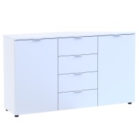 Комод в спальню Doros Рон 5 140х38х81 см Белый 