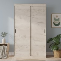 Шкаф-купе Эверест Соната 1200 двухдверный 120х60х217 дуб крафт белый