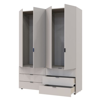 Комплект шаф для одягу Doros Гелар (2 шт.) 155х49,5х203,4 см Кашемір Комплект шаф для одягу Doros Гелар (2 шт.) 155х49,5х203,4 см Кашемір