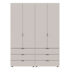 Комплект шаф для одягу Doros Гелар (2 шт.) 155х49,5х203,4 см Кашемір