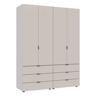 Комплект шаф для одягу Doros Гелар (2 шт.) 155х49,5х203,4 см Кашемір Комплект шаф для одягу Doros Гелар (2 шт.) 155х49,5х203,4 см Кашемір