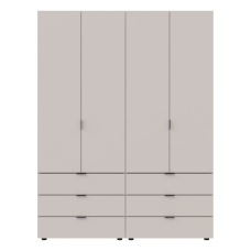 Комплект шкафов для одежды Doros Гелар  155х49,5х203,4 см Кашемир 