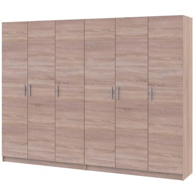 Комплект шаф для одягу Doros Промо (2 шт.) 270х48х204 см Дуб сонома (DRS-011218) Комплект шаф для одягу Doros Промо (2 шт.) 270х48х204 см Дуб сонома (DRS-011218)