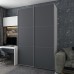 Шафа-купе двохдверна Doros G-Caiser 160х60х240 см Білий/Графіт (DRS-011017) - фото 1