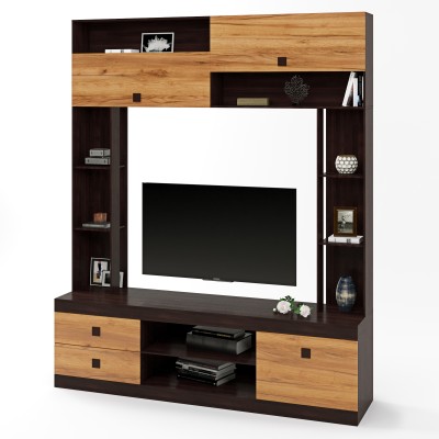 Стінка для вітальні Еверест Соната венге темний/дуб крафт золотий Стінка для вітальні Еверест Соната венге темний/дуб крафт золотий