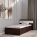 Односпальне ліжко Еверест Соната-900 90х200 см венге темний/білий  - фото 2