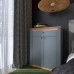Тумба закритая Эверест Нордик-800 80х38х100 см Графит/Дуб крафт золотой  - фото 3