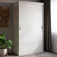 Шафа-купе Еверест Соната 1200 дводверна 120х60х217 дуб крафт білий (EVR-2667)