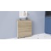 Стіл-книга трансформер Оріон 1 Ferrum-decor 750x810x730 Білий метал ДСП Дуб Сонома 16 мм (FRD-104607) - фото 7