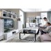 Пенал-вітрина ВМК (БРВ) Крістіна REG1W2S Білий/Білий глянець - фото 7