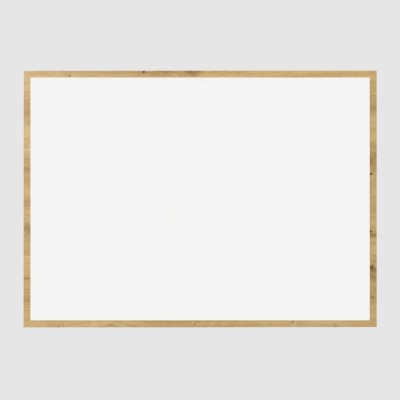 Зеркало настенное Гербор Рутения LUS110 Дуб артизан/Нимфея альба (белый) (GRB-1098)