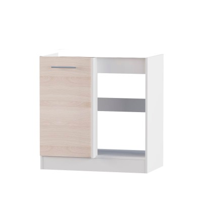 Кухонний модуль нижній кутовий Еверест Еко 790 ясен шимо світлий/білий (без стільниці) 79х46х82 см