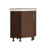 Кухонный модуль нижний угловой Эверест Оптима Н70-795 Капучино (без столешницы) 80х80х82 см (EVR-3524)