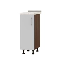 Кухонный модуль нижний Эверест Оптима Н83-300 Нимфея альба (белый) (без столешницы) 30х47х82 см (EVR-3658)