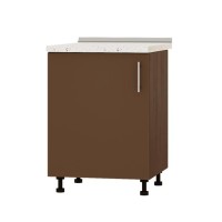 Кухонный модуль нижний Эверест Оптима Н83-600 Капучино (без столешницы) 60х47х82 см (EVR-3792)