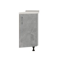 Кухонний модуль кутовий Еверест Оптима Н93-300 Бетон (без стільниці) 30х47х82 см