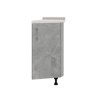 Кухонний модуль кутовий Еверест Оптима Н93-300 Бетон (без стільниці) 30х47х82 см