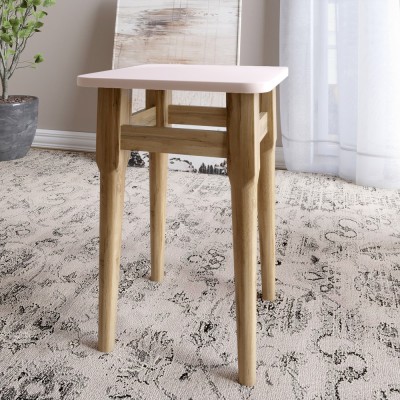 2 табурети на кухню Маями кромка ПВХ 0,45 мм Рожевий