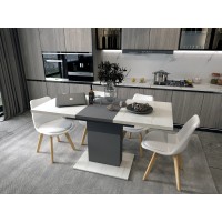 Комплект стульев в кухню Doros Бин (2 шт.) 49х43х84 см Белый (DRS-011397)