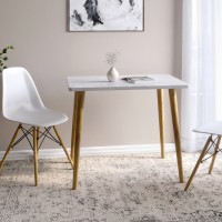 Обеденный стол LION Маями-2 деревянные ножки Бетон Style (LION-041181)