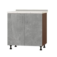 Кухонный модуль нижний Эверест Оптима Н82-800 Бетон (без столешницы) 80х47х82 см (EVR-3647)