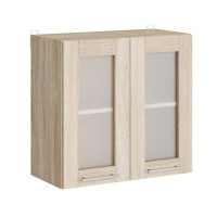 Кухонный модуль витрина Эверест Эко 600 дуб сонома/сонома 60х30х58 см (ISM-052052) (EVR-071053)