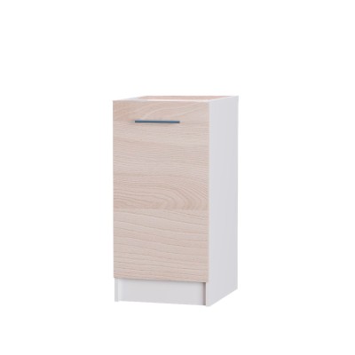 Кухонний модуль нижній Еверест Еко 400 ясен шимо світлий/білий (без стільниці) 40х46х82 см