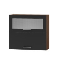 Кухонный модуль верхний витрина Эверест Оптима ВВГ14-800 Антрацит 80х30х72 см (EVR-3485)