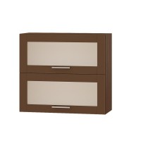 Кухонный модуль витрина Эверест Оптима ВВ14-800 Капучино 80х30х72 см (EVR-3454)