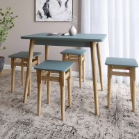 Стіл та 4 табурети обідній комплект для кухні Маямі-2 кромка ПВХ 0,45 мм Граніт сірий