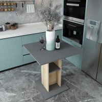 Стол в кухню Doros Коуд 70х70х74 см Дуб сонома/Графит (DRS-011440)