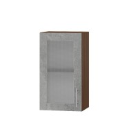 Кухонный модуль витрина Эверест Оптима ВВ01-400 Бетон 40х30х72 см (EVR-3353)