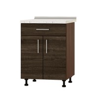 Кухонный модуль нижний с шухлядой Эверест Оптима Н75-600 Дуб трюфель (без столешницы) 60х47х82 см (EVR-3537)