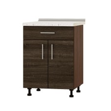 Кухонный модуль нижний с шухлядой Эверест Оптима Н75-600 Дуб трюфель (без столешницы) 60х47х82 см (EVR-3537)