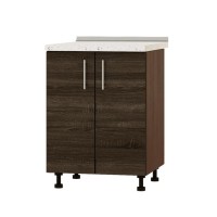 Кухонный модуль под мойку Эверест Оптима Н84-600 Дуб трюфель (без столешницы) 60х47х82 см (EVR-3805)