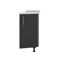 Кухонний модуль кутовий Еверест Оптима Н93-300 Антрацит (без стільниці) 30х47х82 см