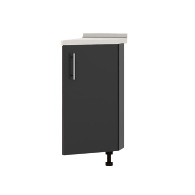 Кухонний модуль кутовий Еверест Оптима Н93-300 Антрацит (без стільниці) 30х47х82 см