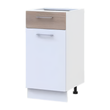 Кухонный модуль нижний Doros Лея НЯ82_40 40х46,6х82 см Белый/Дуб сонома (DRS-011366)