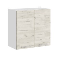 Кухонный модуль с сушилкой для посуды Эверест Эко 600 дуб крафт белый/белый 60х30х58 см (ISM-052000) (EVR-071001)