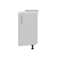 Кухонний модуль кутовий Еверест Оптіма Н97-300 Німфея альба (білий) (без стільниці) 30х55х82 см