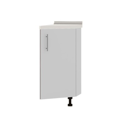 Кухонний модуль кутовий Еверест Оптіма Н97-300 Німфея альба (білий) (без стільниці) 30х55х82 см