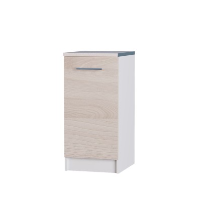 Кухонний модуль нижній Еверест Еко 400 ясен шимо світлий/білий (зі стільницею) 40х46х82 см