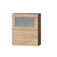 Кухонный модуль верхний витрина Эверест Оптима ВВГ14-600 Дуб крафт золотой 60х30х72 см (EVR-3473)